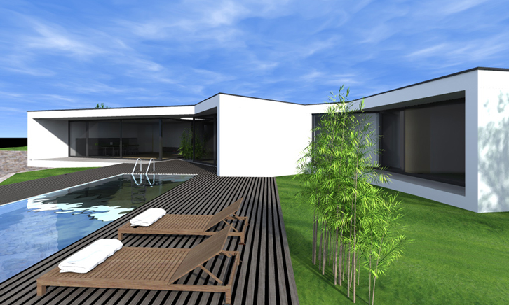 LUIS FLORIO | arquitecto - casa moderna com piscina